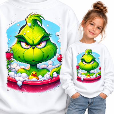 BLUZA ŚWIĄTECZNA GRINCH WINE